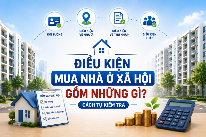 Điều kiện mua nhà ở xã hội gồm những gì? Cách tự kiểm tra